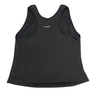 Patagonia Performance Racerback Tank Womens XL Black Shelf Bra‎ EUC